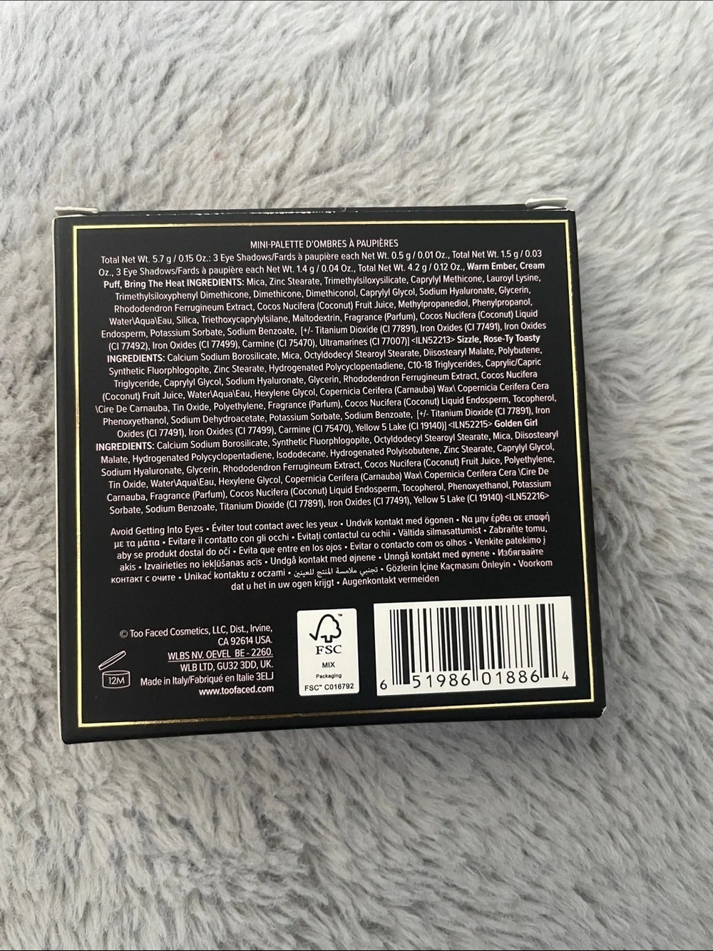 Too Faced Born This Way Warm Ember Nudes Eyeshadow Palette - Warm Pink/Brown
